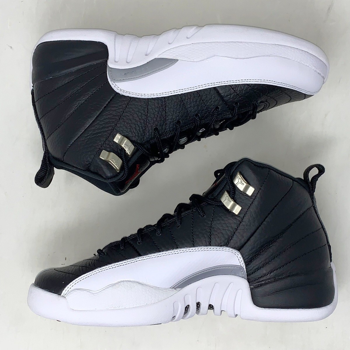 Air Jordan 12 'Playoffs' White Black Sneakers, Size 5Y / 6.5 Air Jordan 12 'Playoffs' White Black Sneakers, Size 5Y / 6.5