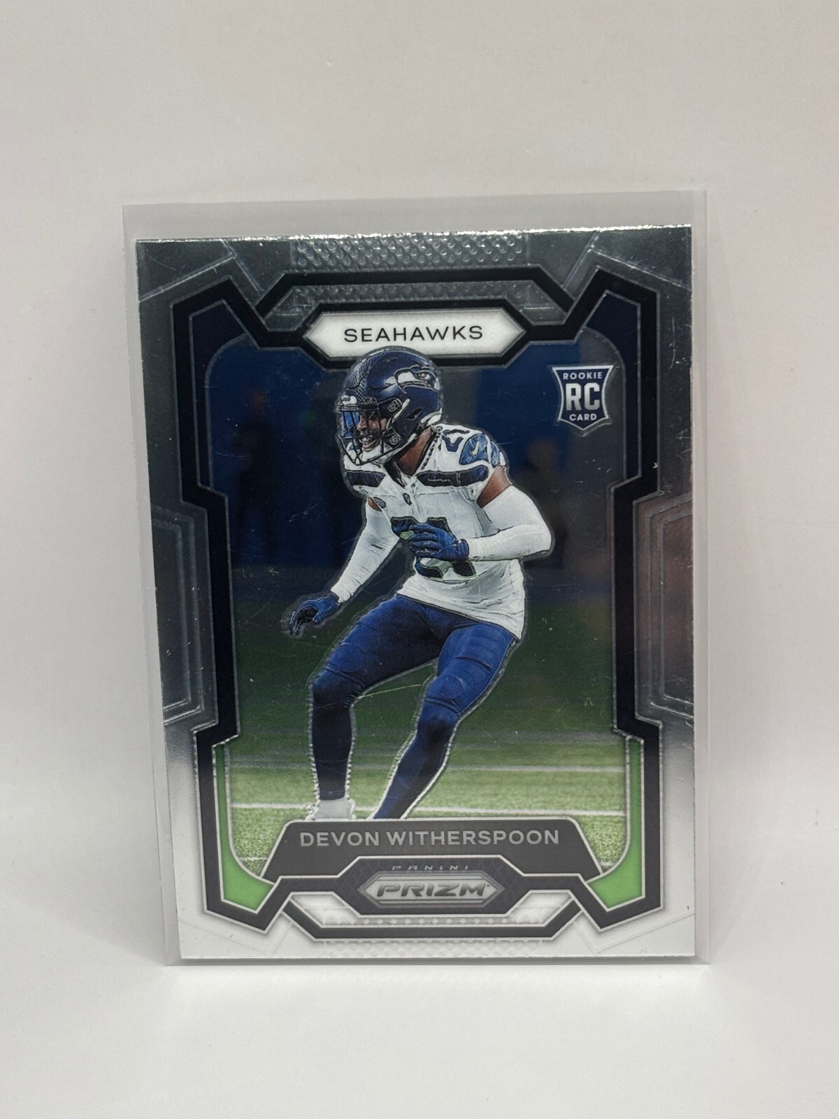 2023 Panini Prizm Football Base Rookie Card #389 Devon Witherspoon RC