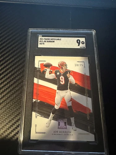 2021 Panini Impeccable - #19 Joe Burrow /75