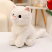 Black Cat Plush Toy 8" Stuffed Animal Toddler Doll Gift for Kids