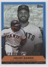 2022 Topps Series 2 Fresh Faces Blue 102/199 Heliot Ramos #17 0c6
