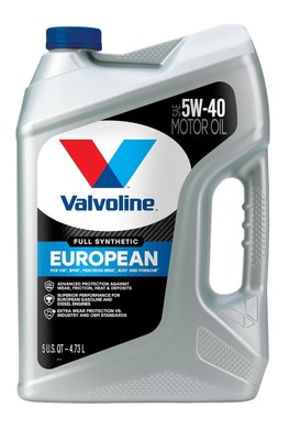 Valvoline European Vehicle Full Synthetic SAE 5W-40 Motor Oil 5 Quart