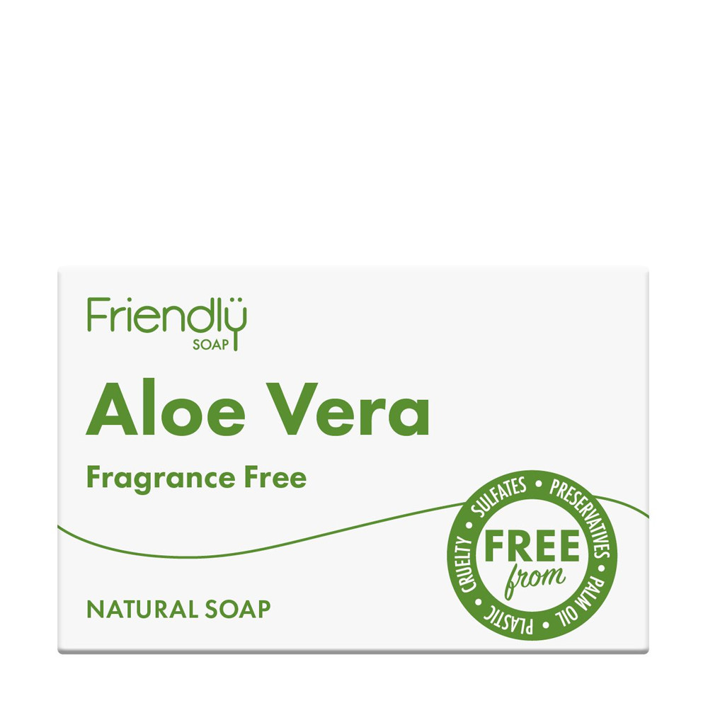 Friendly Soap Aloe Vera Soap Bars 6x95g Natural