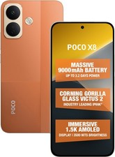 POCO X8  256 GB  8GB RAM  orange  Unlocked Snapdragon 6s Gen 4 9000mAh 1.5k