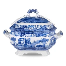 Spode Blue Italian  stunning Covered soup tureen NO  Ladle-----SD154---