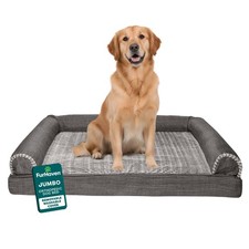 Furhaven Large Orthopedic Dog Bed Removable Bolsters Washable Cover