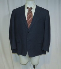 Canali 1934 Recent Blue Woven Travel Water Resistant Two Button Sport Coat 52R