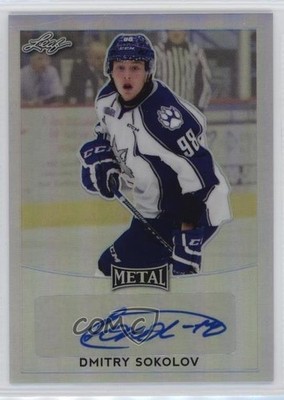 2016-17 Leaf Metal Dmitry Sokolov #BA-DS1 Auto z6b