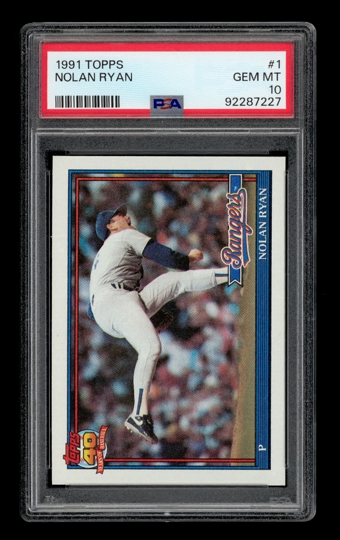 1991 Topps: # 1 Nolan Ryan PSA 10 GEM MINT