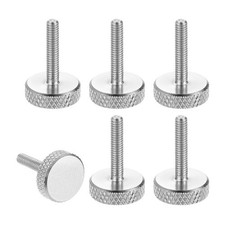 M4x20mm Knurled Thumb Screws, 16mm Dia. Stainless Diamond Knurled Screw, 6 Pcs