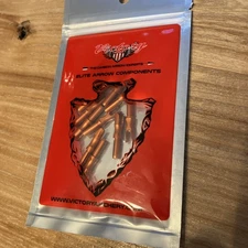 Victory Archery - Nock - Aluminum 166 Satin Orange - 12pk NEW