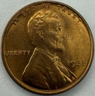 1935 Uncirculated Red Lincoln Wheat Cent Exact Coin Imaged #LWC2825