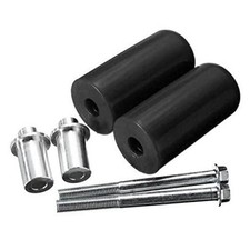 Frame Sliders, 10mm Universal Motorcycle Anti Crash Protector Glue Stick black
