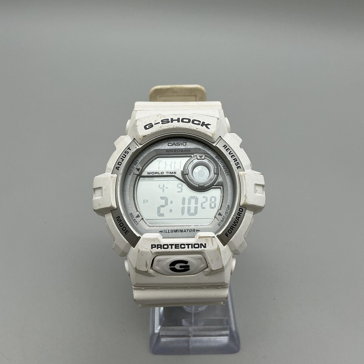 Casio G-Shock 3285 G-8900A Mens Watch 52mm White Digital World