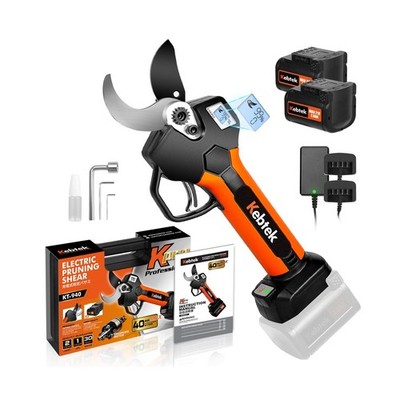 Cordless Electric Pruning Shears 40MM, Kebtek Professional Pruning Shears Bat...
