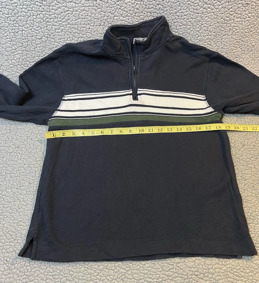 Suéter Crazy 8 Cuartos Cremallera Navey Azul Y Blanco Niños Pequeños Talla L Foto 3 de 4