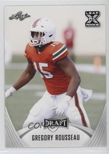 2021 Leaf Draft Greg Rousseau Gregory Rousseau #39 18e7