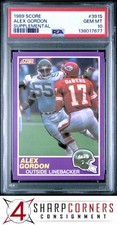 1989 SCORE SUPPLEMENTAL #391S ALEX GORDON JETS PSA 10