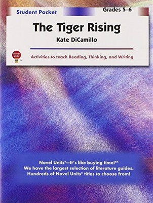 TIGER RISING - STUDENT PACKET BY NOVEL UNITS, INC. **BRAND NEW**