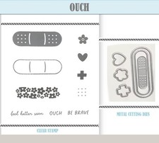 M7576 OUCH Cutting Dies  Stamps Scrapbook DIY Greeting Card Handmade