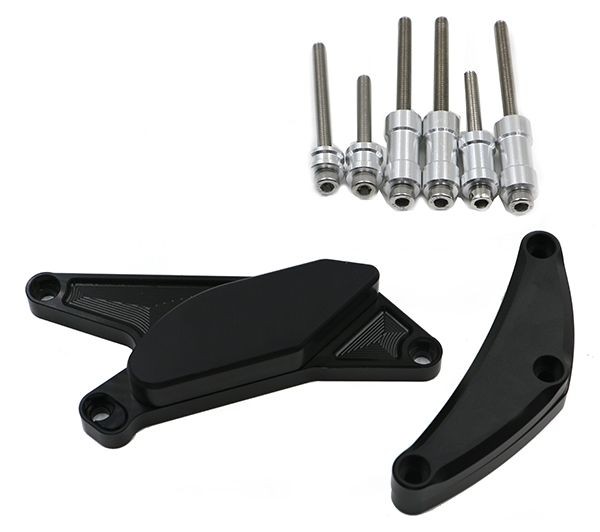 Kit protection moteur noir pour vos sorties sur piste en GSX-R 750 600