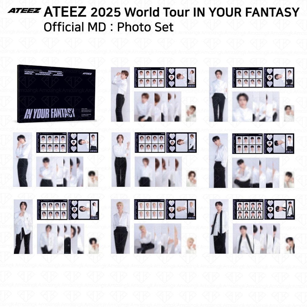 ATEEZ 2025 World Tour IN YOUR FANTASY Official MD Photo Set