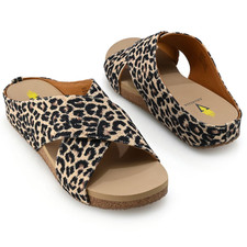 Volatile Ablette Ultra Comfort Slip-on Crisscross Slides