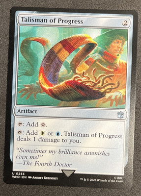 Talisman of Progress Universes Beyond: Doctor Who Regular MTG