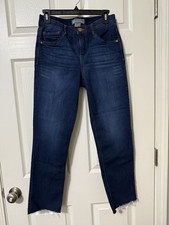 Democracy B1560BBAY Ab Solution Straight Leg Jean for Women, Size 6 - Indigo