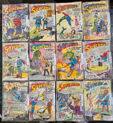 Vintage Superman DC Comic Lot