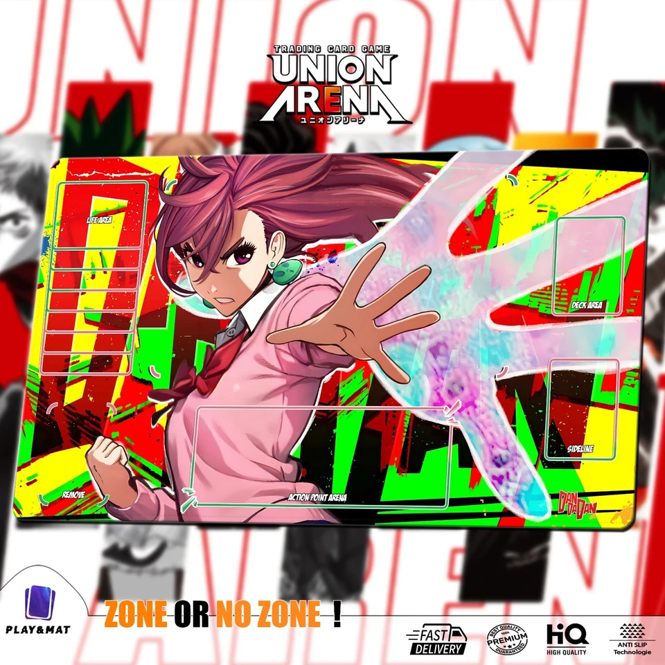 Union ARENA TCG Playmat 24x14"(60*35cm) | DANDADAN - Momo Ayase - Stitched Edges - Bild 1 von 1