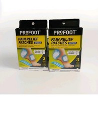 2X PROFOOT Pain Relief Patches for Foot and Heel Pain New 6 Patches Total . 403
