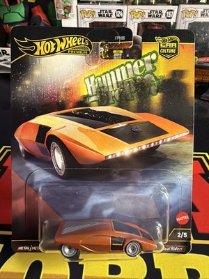 Hot Wheels Premium Lancia Stratos Zero #2/5 Car Culture Hammer Drops 2025 Sealed