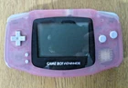 MUST GO! Pink GBA Console (Glass Screen) & 5 Game Bundle - Mother 1-3, Zelda II