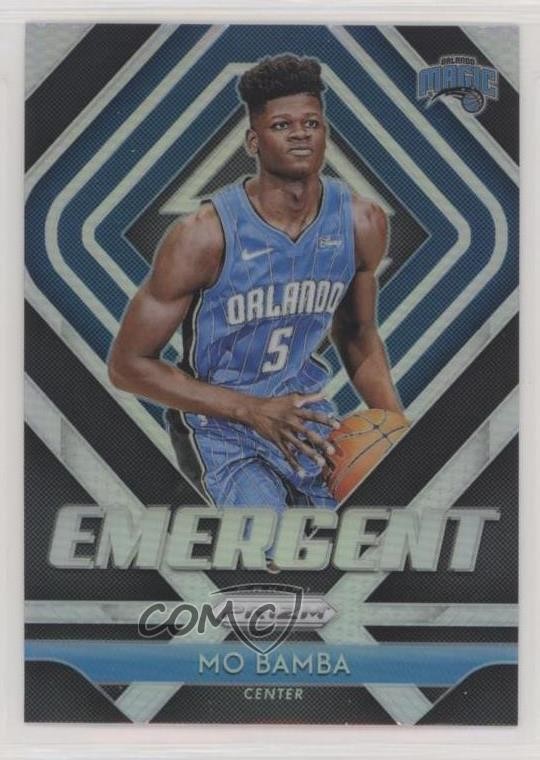 2018-19 Panini Prizm Emergent Silver Prizm Mo Bamba #6 Rookie RC 4r6