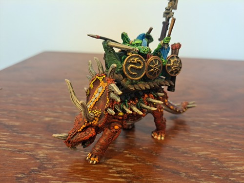 Warhammer Fantasy Lizardmen Stegadon Metal 1999 Citadel OOP - Picture 3 of 6
