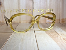 Bausch N Lomb Model D 54 Mid Century Woman's Oversized Eyeglasses Frame. NOS.