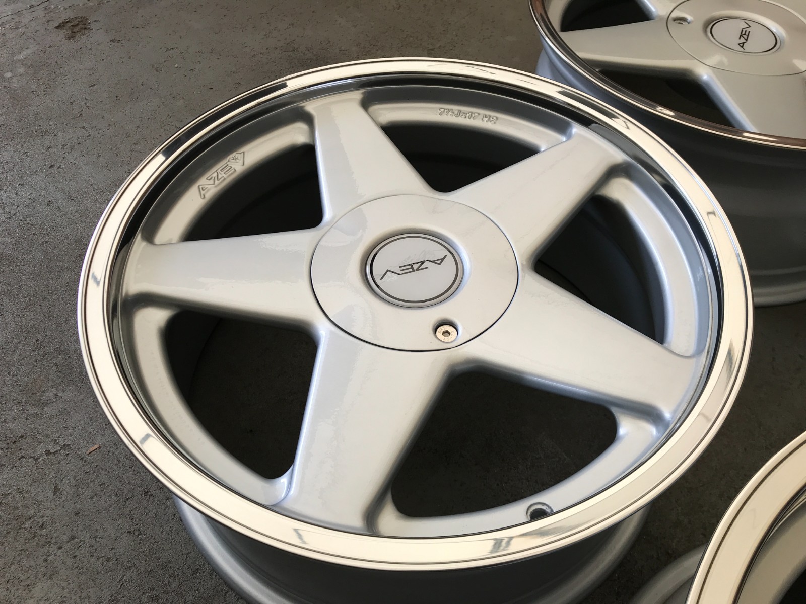 Azev Azev deep dish alloy wheels, 17inch 5x112 staggered, VW Audi Seat Skoda ...
