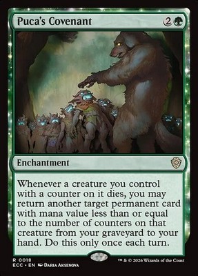 *MtG: PUCA'S COVENANT - Commander Lorwyn Eclipsed Rare - magicman-europe*