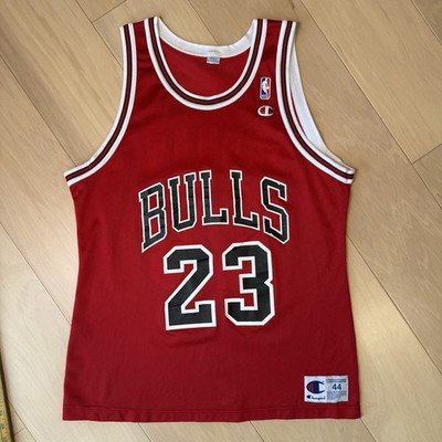 Michael Jordan Chicago Bulls Jersey 44 Red 90s Champion NBA