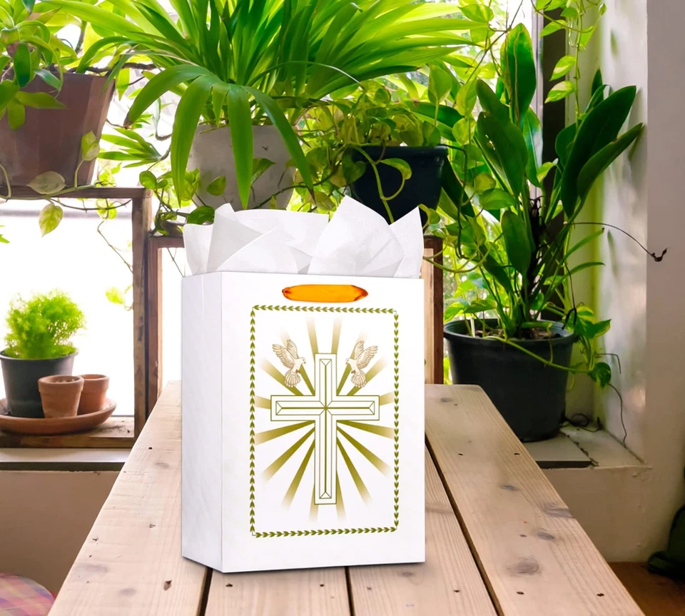 13 Sacolas de Presente Primeira Comunhão para Meninos Meninas-Grande Confirmação Religiosa Batista... - Imagem 4 de 4