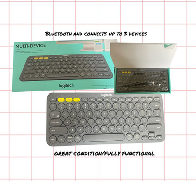 Logitech 920-007558 K380 Multi-Device Bluetooth Keyboard - Grey