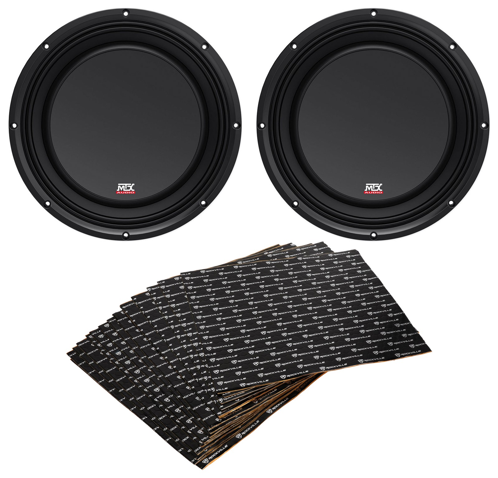 2 MTX 3510-04S 10 сабвуферов с неглубоким креплением мощностью 600 Вт Комплект для подавления звуковой вибрации 37290₽