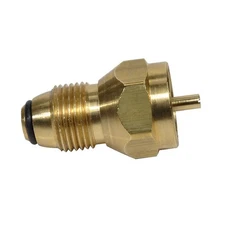 Mr. Heater F276172 Solid Brass Gold Allows 1 lbs. Propane Tank Refill Adapter