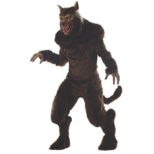 Men's Ultra Deluxe Werewolf Costume Monster Animal Beast Halloween ONE SIZE