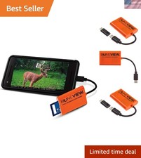 Type-C USB SD Card Reader for Trail Camera Photos - Plug Play Solution