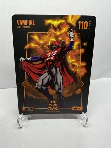Bo Jackson Battle Arena First Edition Vampire Power 110 Fire Card 79