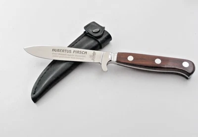 HUBERTUS PIRSCH Nicker Jagdmesser SOLINGEN 22 cm Holzgriff  ROSTFREI poliert! - Bild 1 von 4