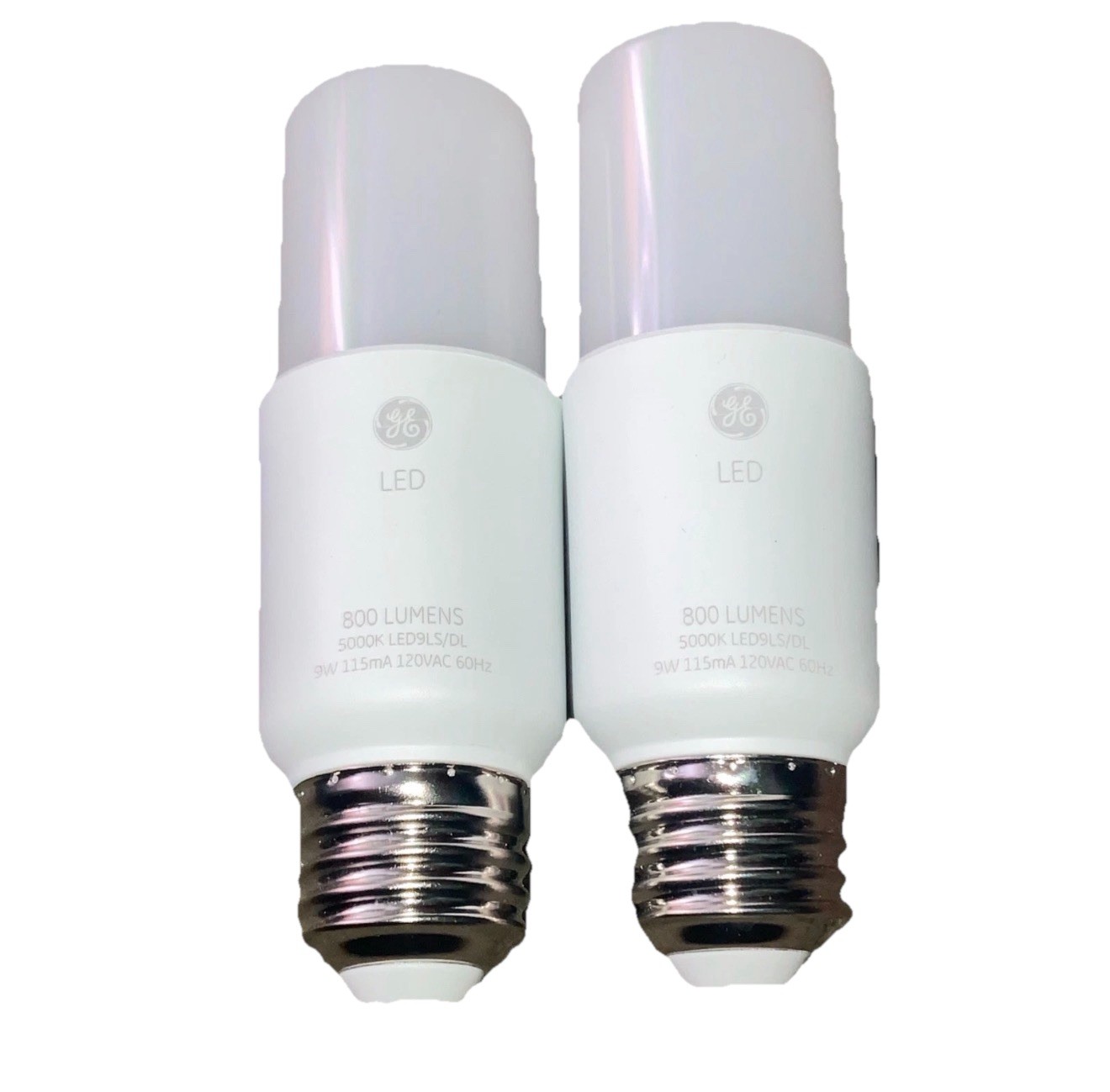 2/Pack ~ Reveal LED 5000k Bright Stik Light Bulb 9 Watt 800 Lumens Non dimmable
