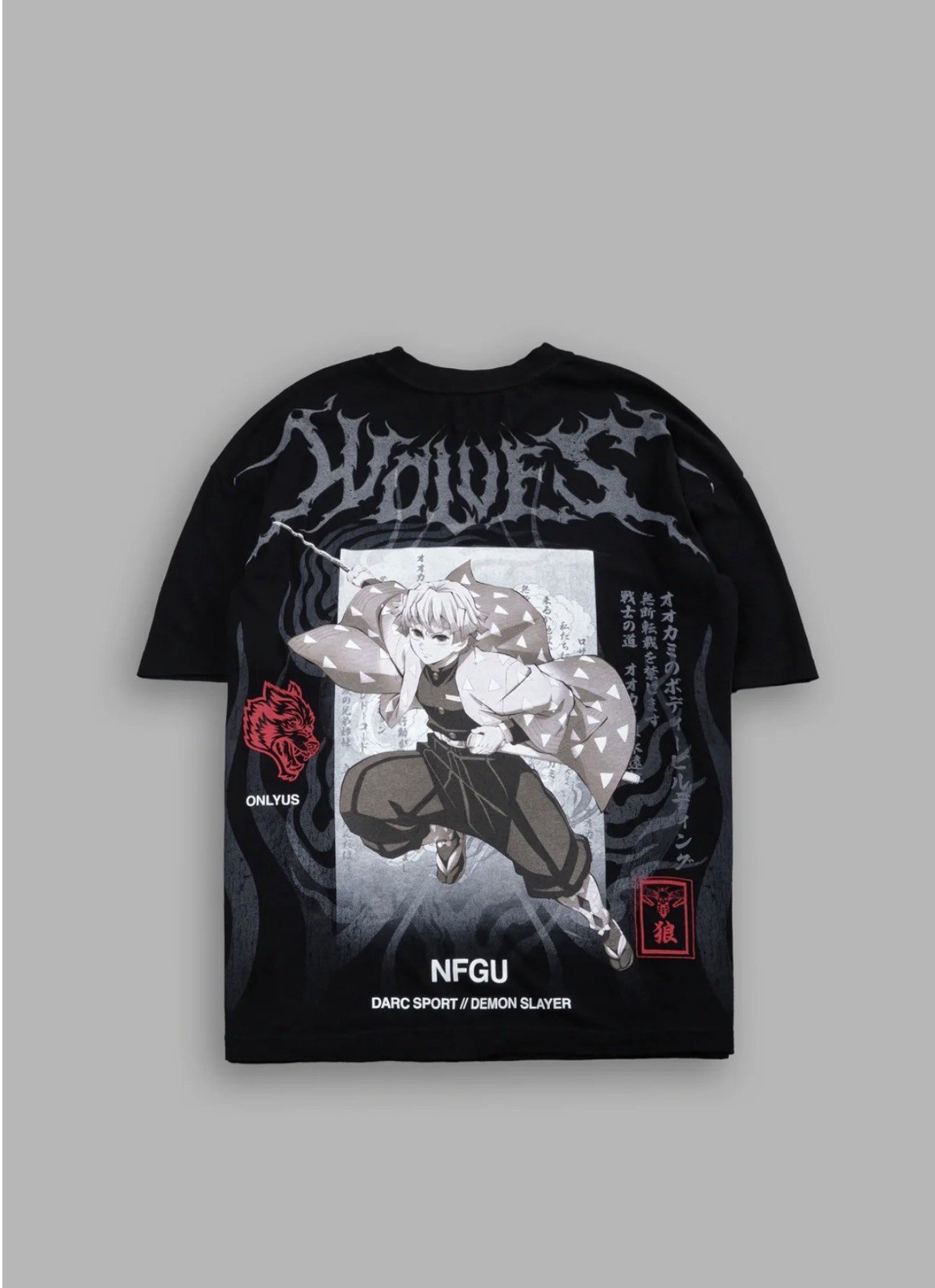 Camiseta Darc Sport Demon Slayer Zenitsu Premium de gran tamaño talla XL